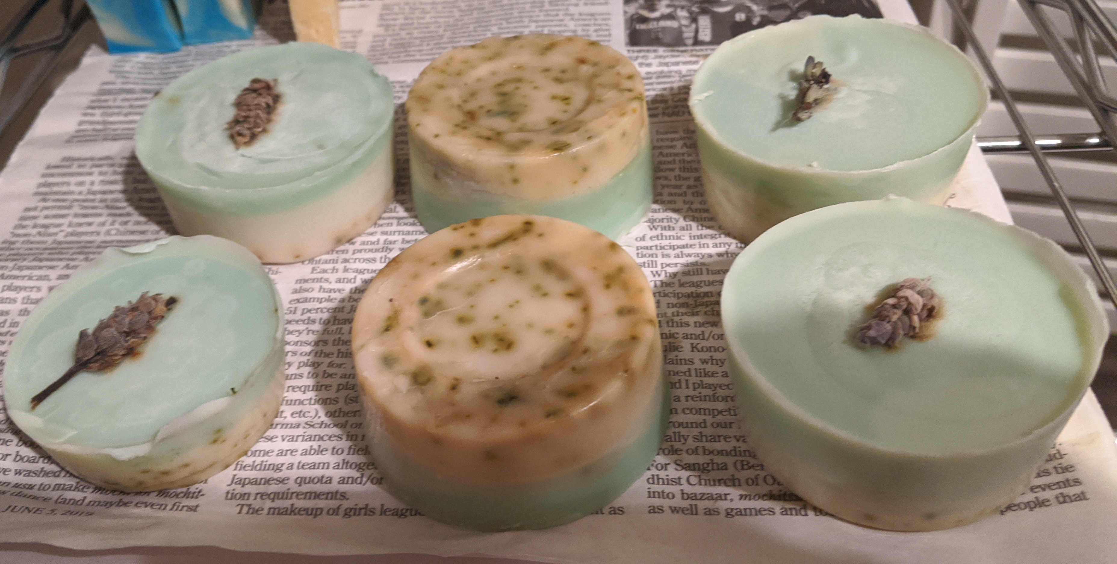 two-toned soap
