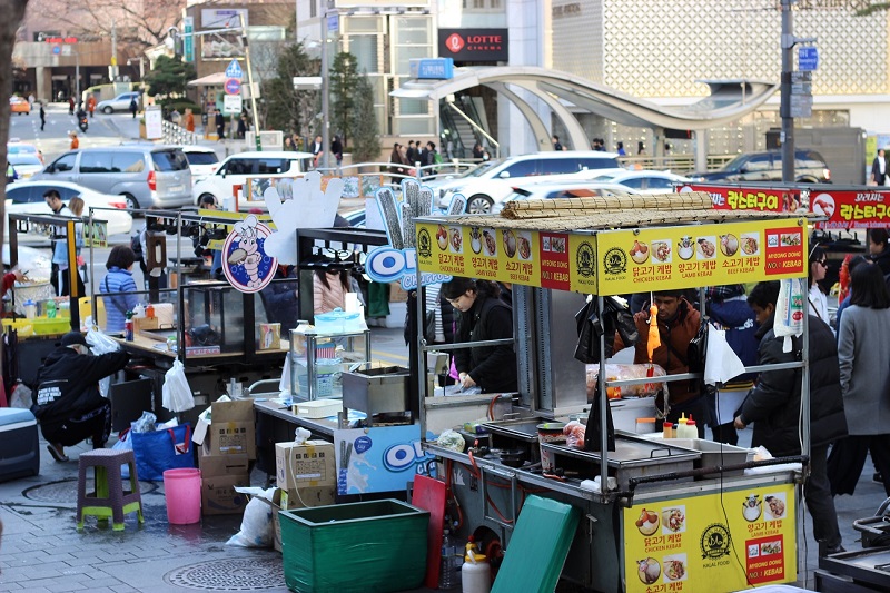 General view of Myeong Dong